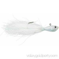 SPRO Fishing Bucktail Jig, White, 1 Pack   554187984